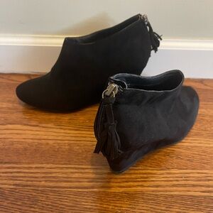 Black Suede Ankle Boots